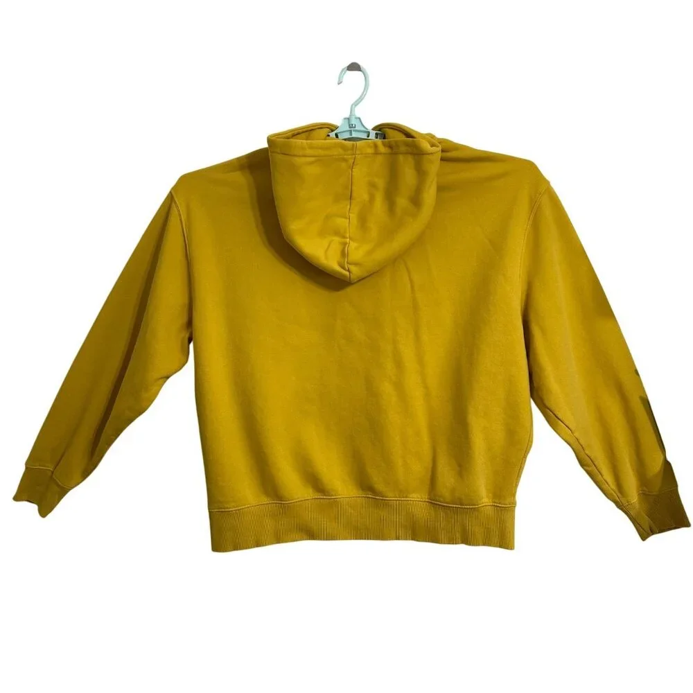 Old Navy XXL Carol Corn Yellow Hoodie Sweatshirt Dopamine Dressing Preppy - Picture 3 of 8